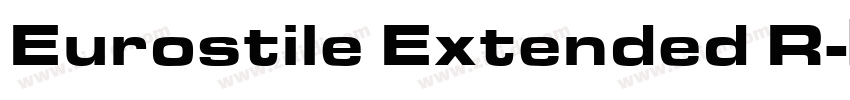 Eurostile Extended R字体转换